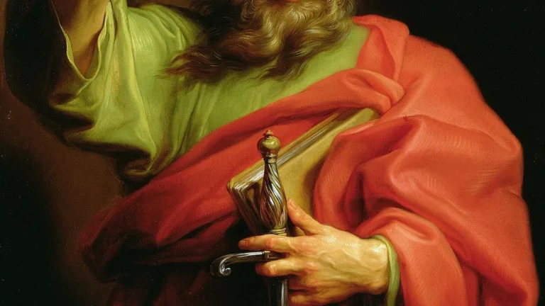 Printable Saint Paul the Apostle prayer card — Free Download