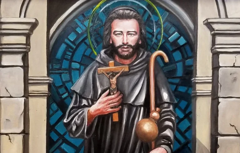 Printable Saint Peregrine Laziosi prayer card — Free Download