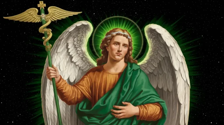 Printable Saint Raphael the Archangel prayer card — Free Download