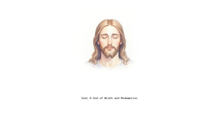 God: A God of Wrath and Redemption