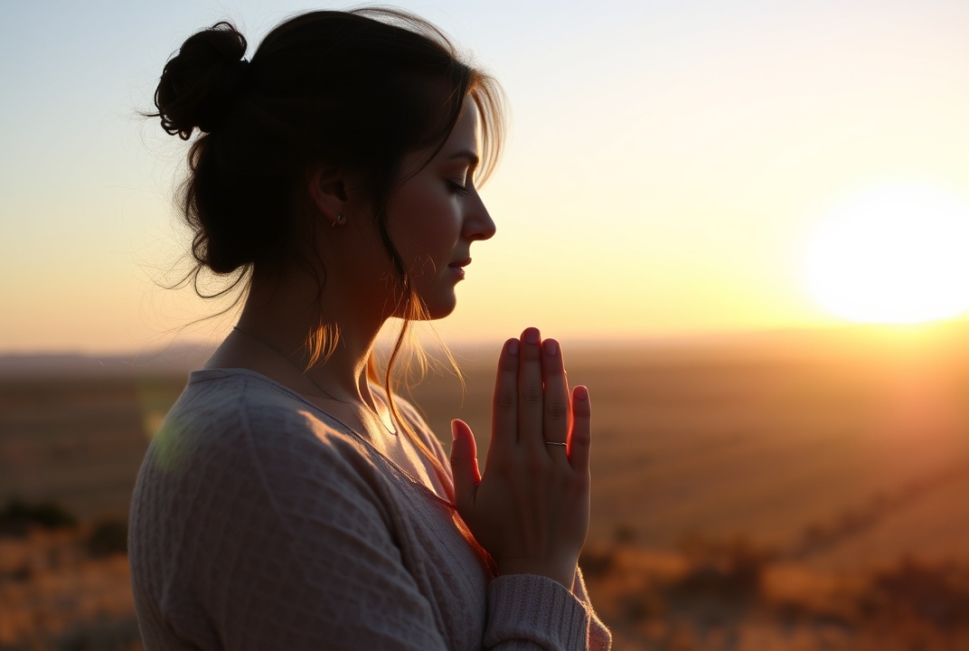 praying mom