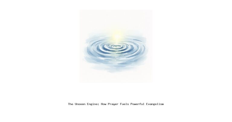 The Unseen Engine: How Prayer Fuels Powerful Evangelism